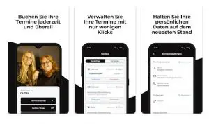 Darstellung der CUT74-App im Google Playstore