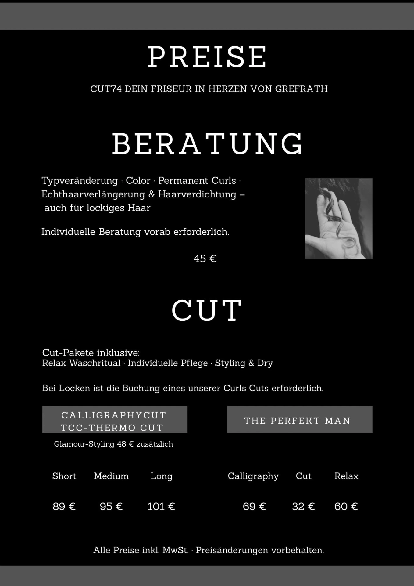 Preisliste CUT74 Teil 1 - Stand: 10.03.2026
