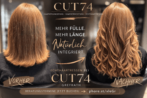 haarverlängerung haarverdichtung echthaartressen vorher nachher cut74 grefrath